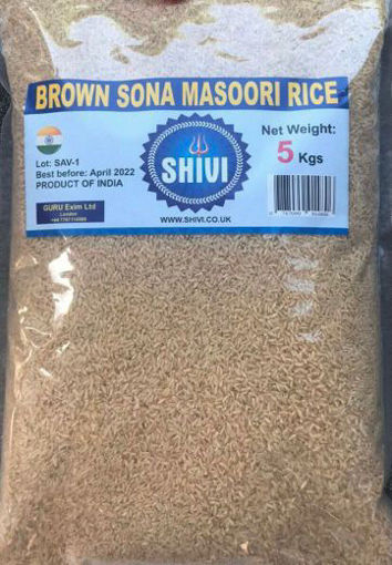 Picture of Brown Sona Masoori Rice (5 Kg)