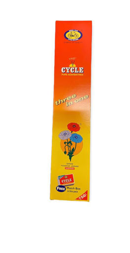 Picture of Cycle Brand Agarbatti 97g + 1Match Box free