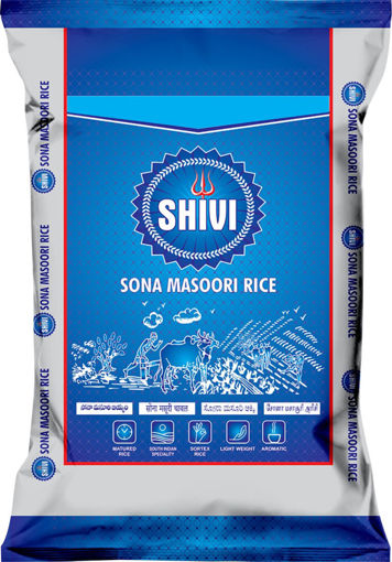 Picture of Sona Masoori Fine Grain Premium Rice (10 Kg)